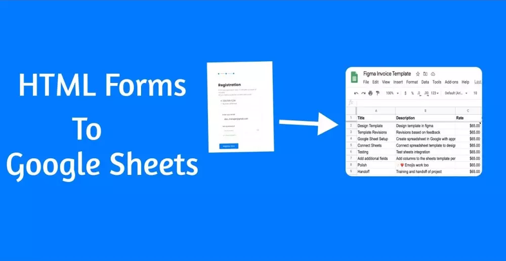 أرسال بيانات الform من الlanding page الي Google Sheet