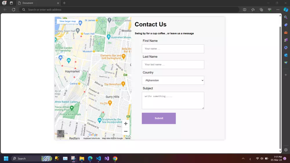 أرسال بيانات الform من الlanding page الي Google Sheet