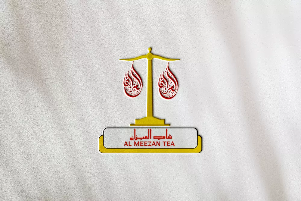 تصميم شعار بالخط العربي علي شكل قطرة الماء كشعار قناة الجزيرة