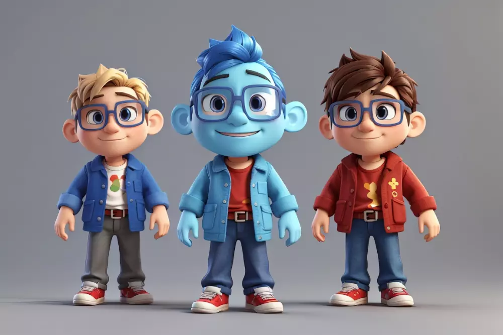 تصميم شخصيات 3d بالذكاء الاصطناعي