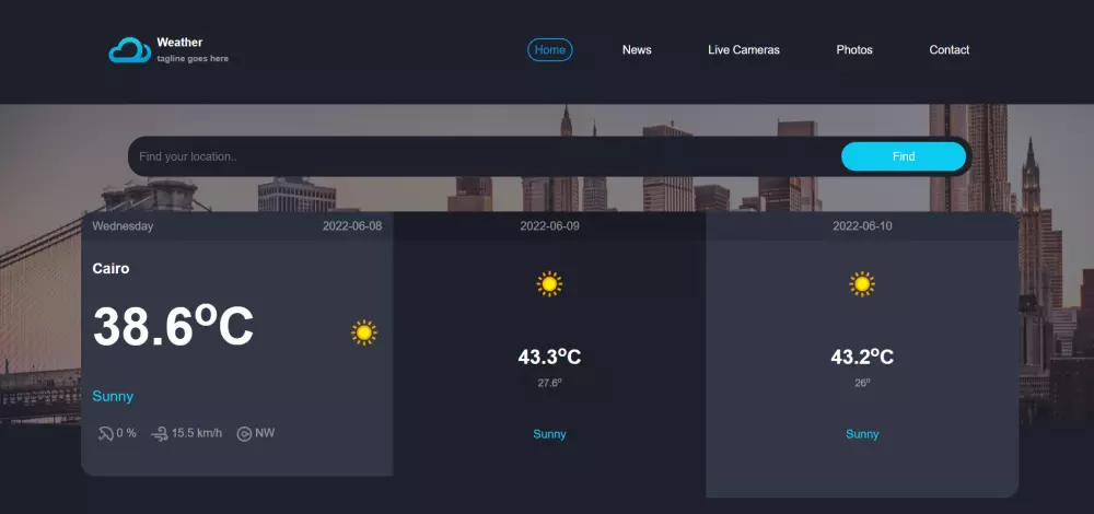 برمجة وتطوير صفحة هبوط Landing page