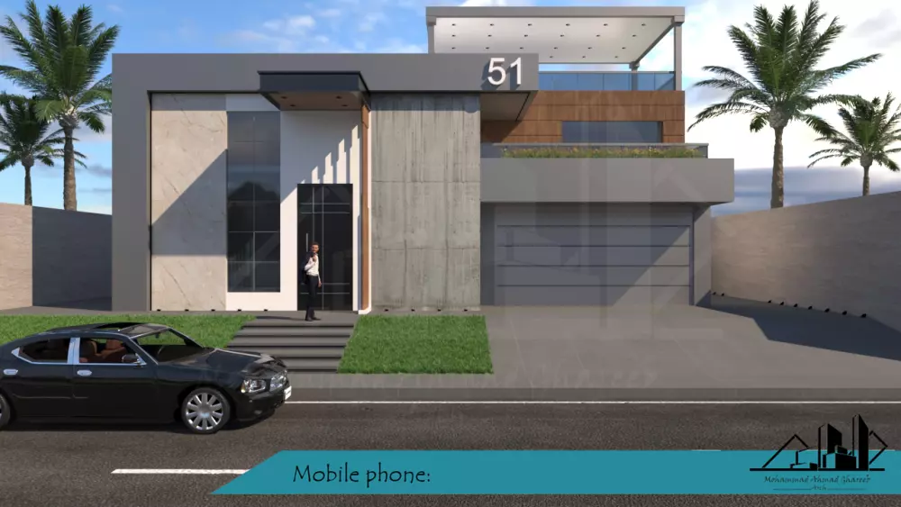 واجهة معمارية بتصميم حديث