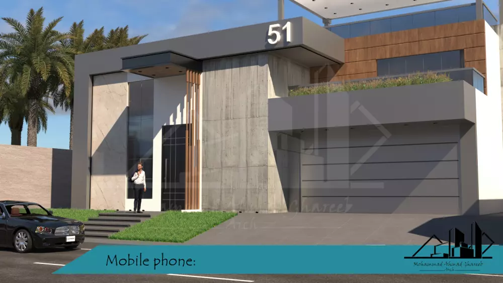 واجهة معمارية بتصميم حديث