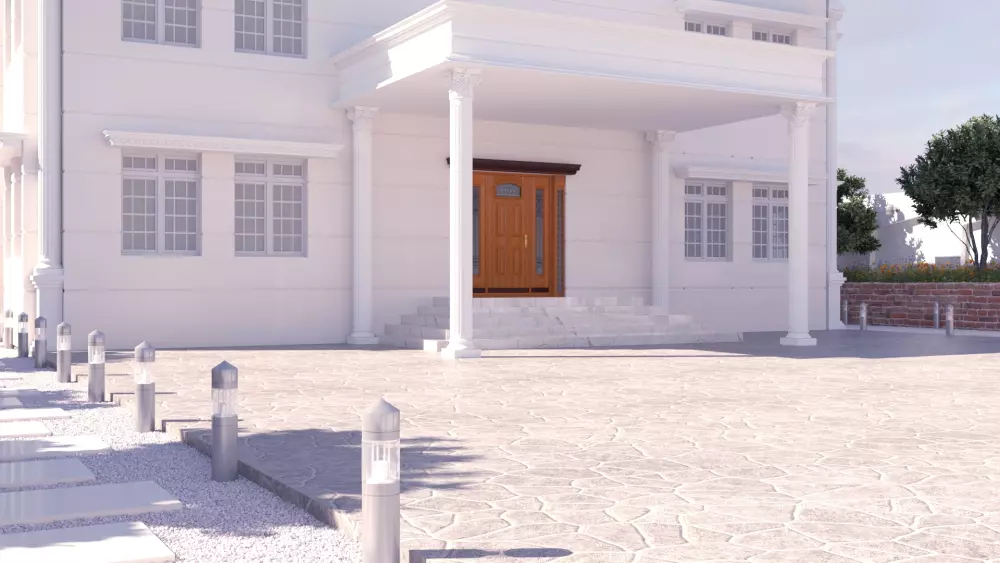 واجهة معمارية بتصميم حديث