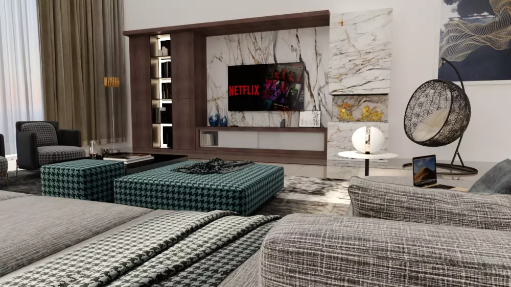 تصميم ديكورات داخلية سكنية وتجارية ومكاتب شركات