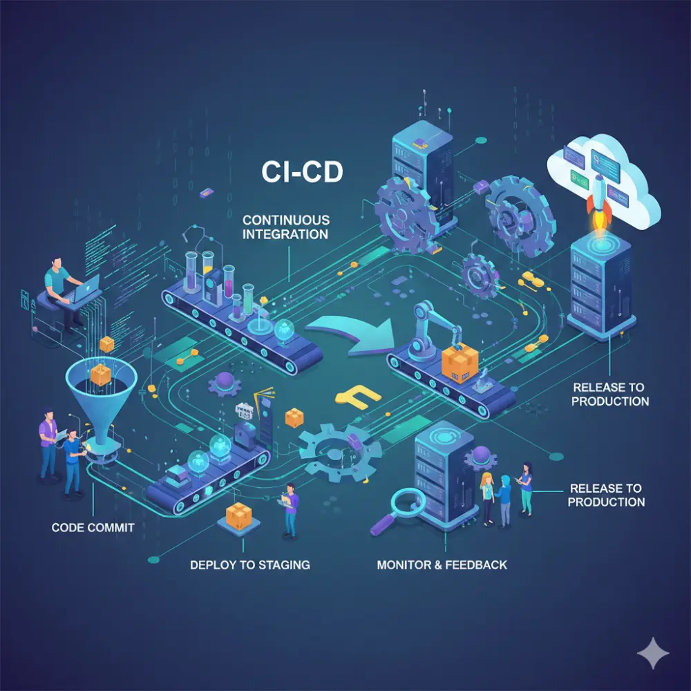 🚀 إعداد خطوط CI/CD احترافية لتطبيقك — نشر تلقائي وآمن بضغطة زر في 48 ساعة