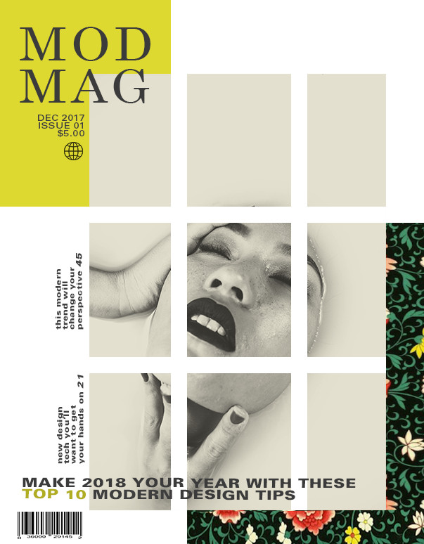 تصميم أغلفة المجلات والكتب