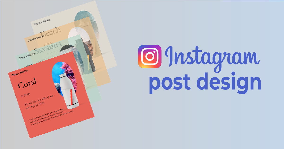 تصميم منشورات إحترافية لمواقع التواصل الاجتماعي (instagram , facebook...)