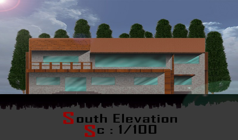 اظهار المخططات المعمارية على الفوتوشوب 5$ لكل 30 متر مربع