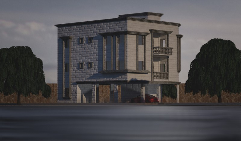 تصميم داخلي وخارجي لاي مبنى حسب الرغبة