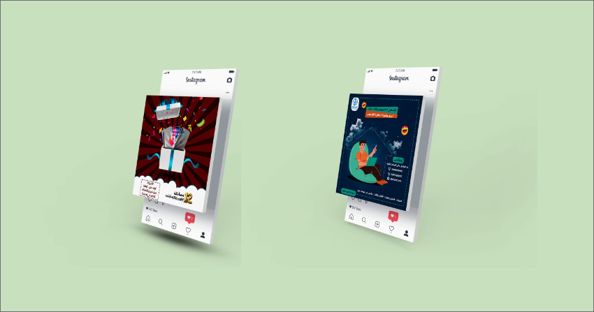 تصاميم سوشيال ميديا احترافية لجميع منصات التواصل الاجتماعي