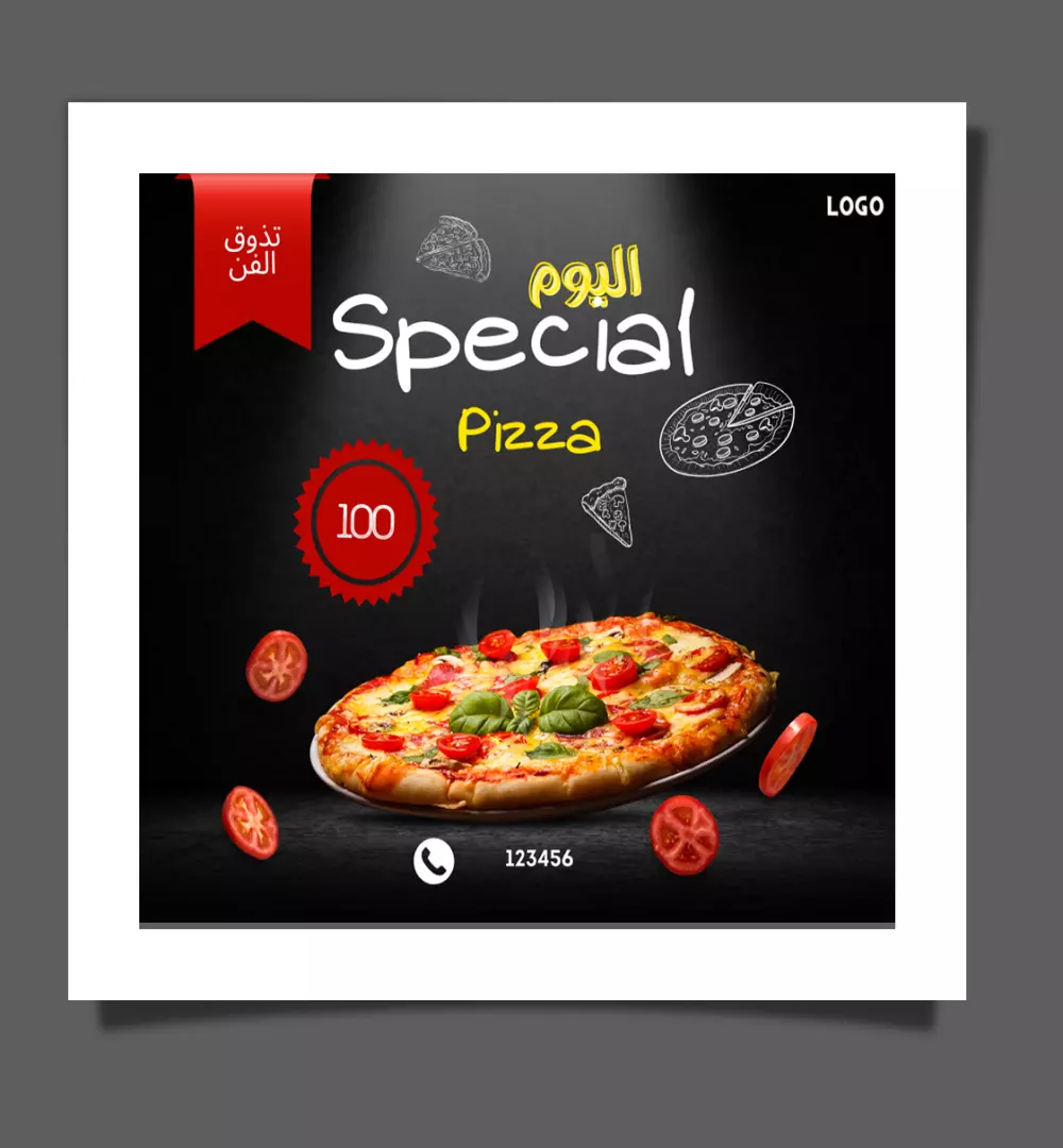 9 تصميمات عالية الجودة لمحل بيتزا