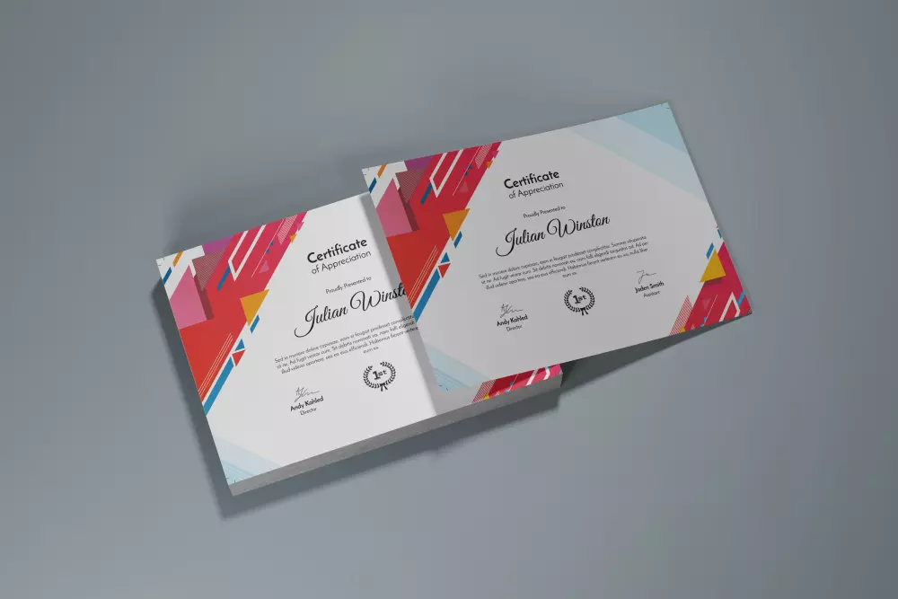 خدمة انشاء شهادات الخبره باللغة العربية والانجليزية