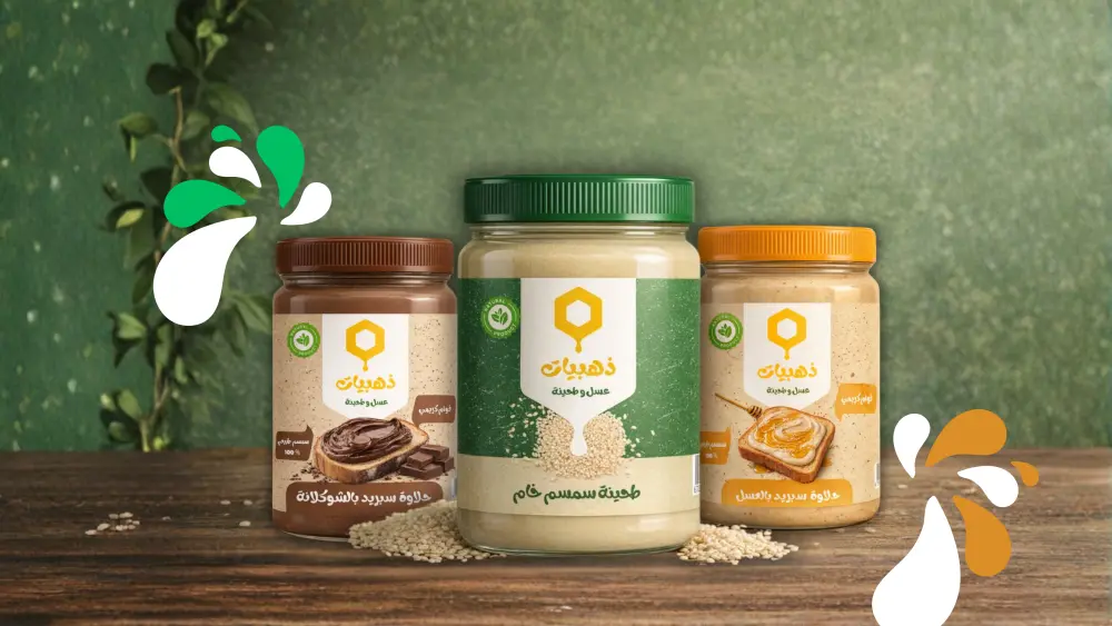 تصميم استيكر منتج - تصميم ملصق منتج