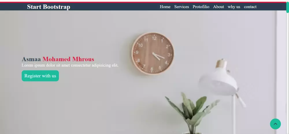 تصميم موقع تعليمي باستخدام front end