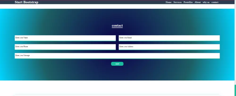 تصميم موقع تعليمي باستخدام front end