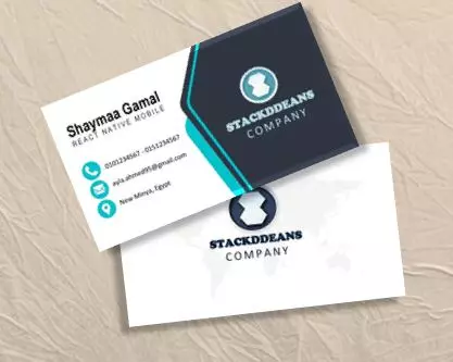 تصميم بزنس كارد وكروت شخصية احترافية