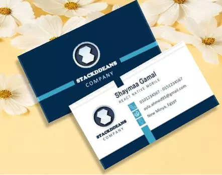 تصميم بزنس كارد وكروت شخصية احترافية