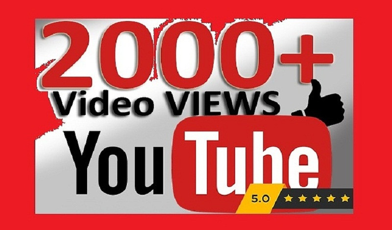 2000 مشاهدة فيديو يوتيوب