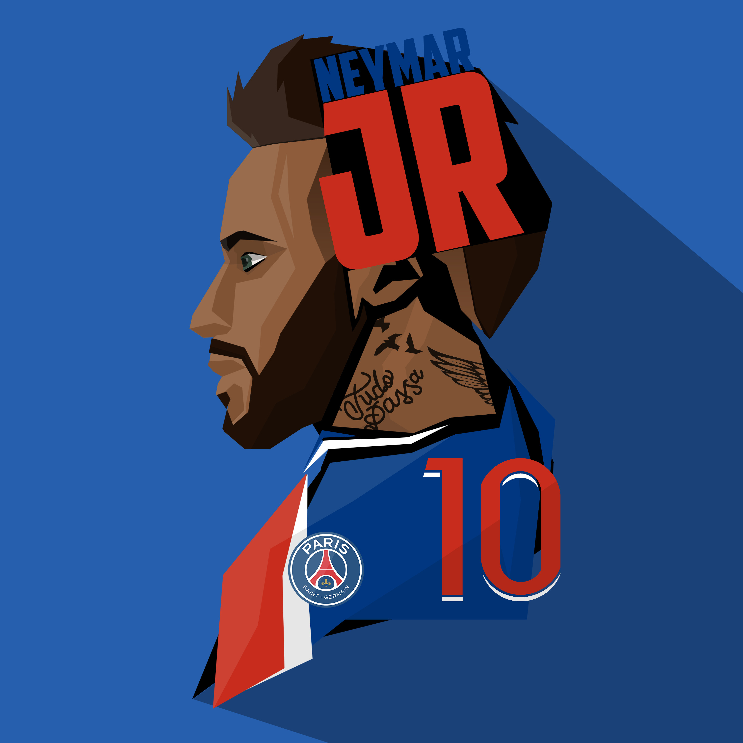 رسم فلات ارت بإسلوب مميز.