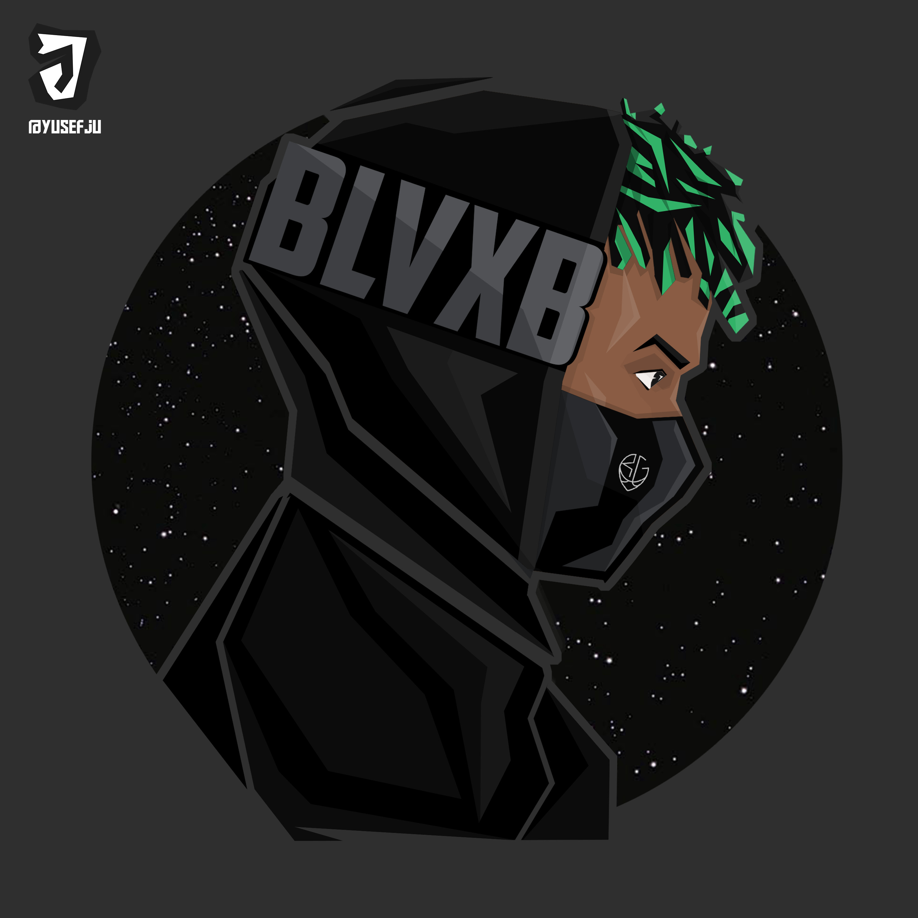 رسم فلات ارت بإسلوب مميز.