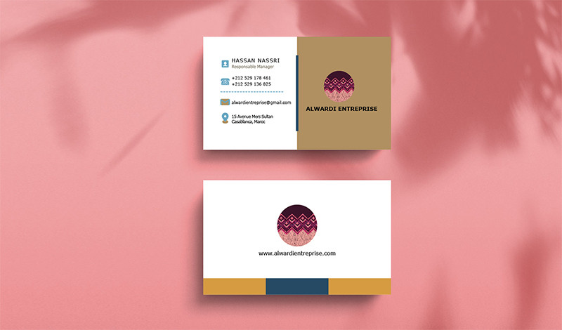 تصميم بطاقات أعمال
