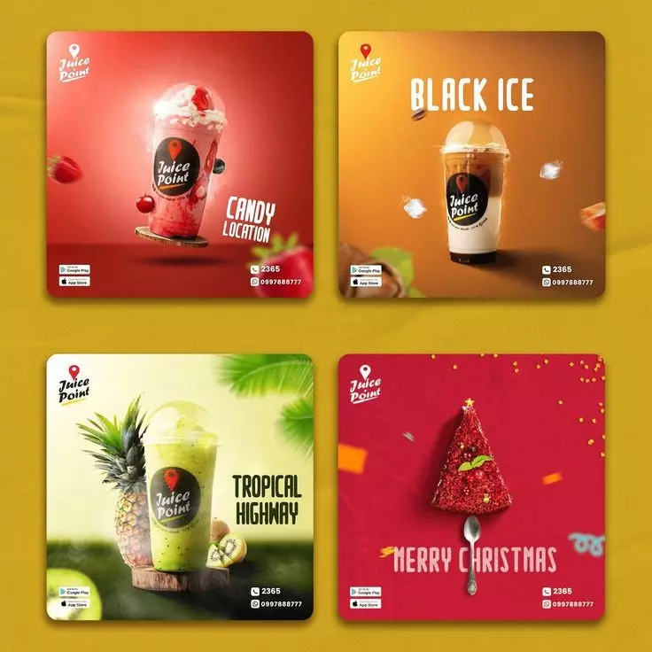 مصمم سوشيال ميديا متخصص في تصميمات الأغذية والشركات