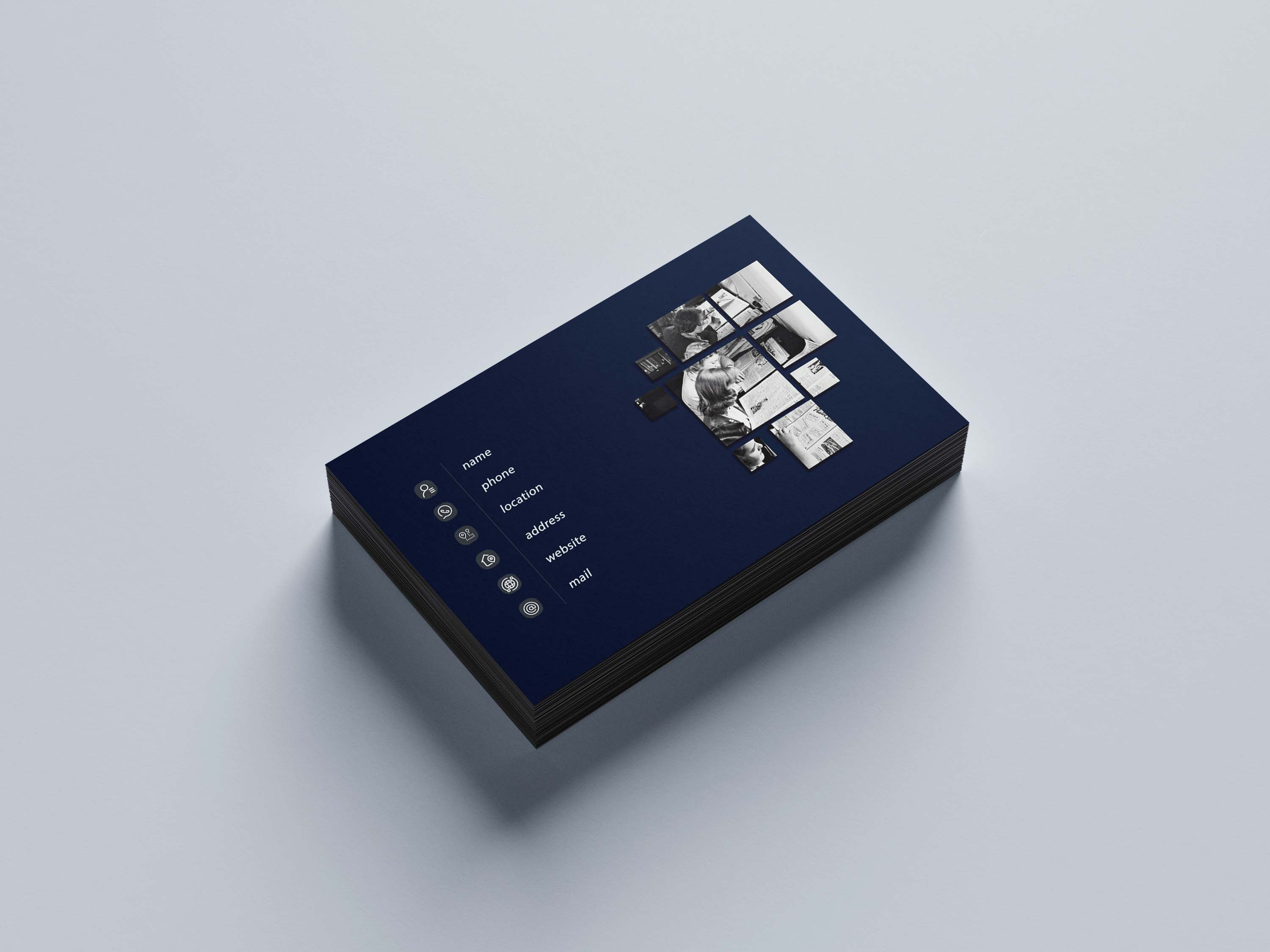 تصميم كارت شخصي