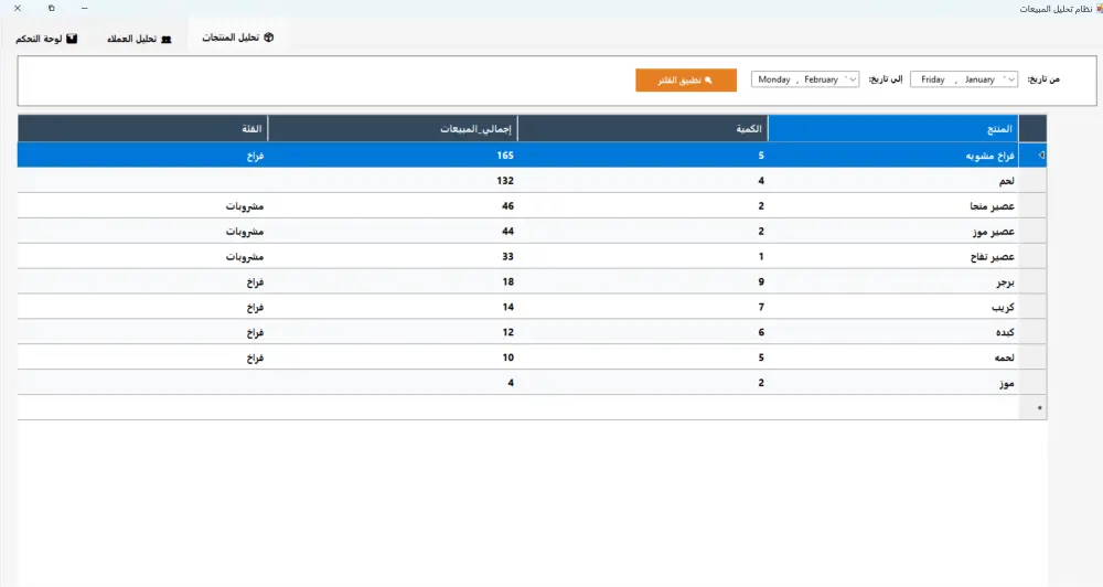 نظام بيع وكاشير متكامل للمطاعم مع دعم طباعة الفواتير