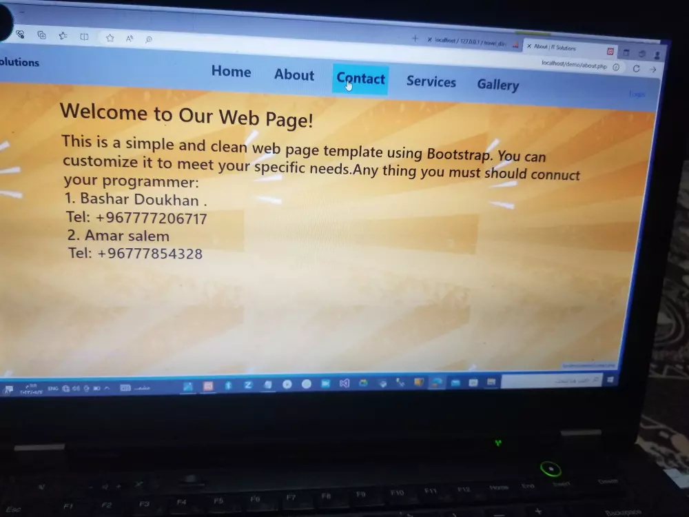 تصميم و برمجه مواقع الويب بشكل إحترافي