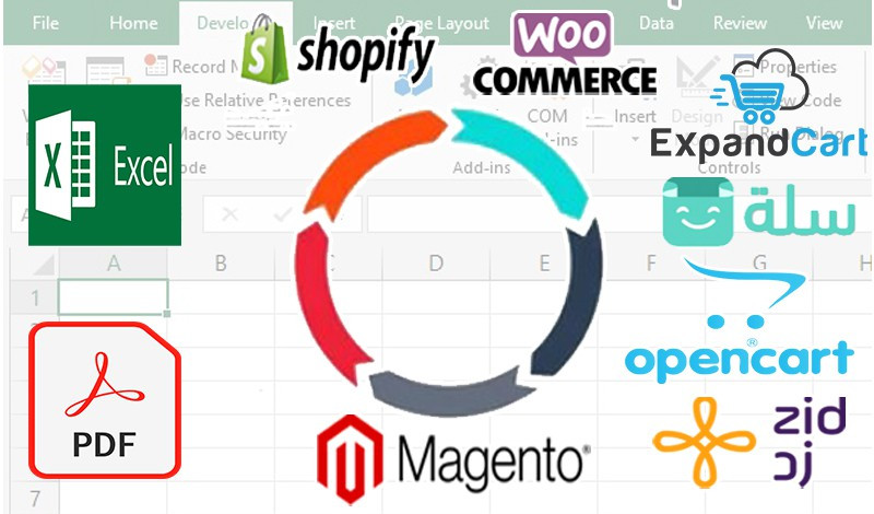 استخراج بيانات المنتجات من مواقع التجارة الالكترونية وتحويلها Excel باحترافية واضافتها لمتجرك الجديد