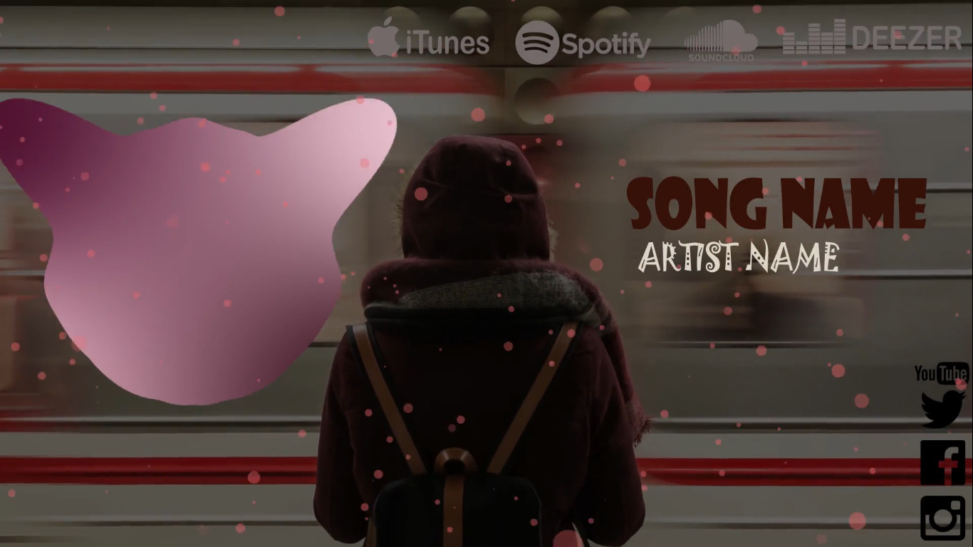 سوف اقوم بتصميم audio spectrum طيف موسيقي  مدته 300 ثانية