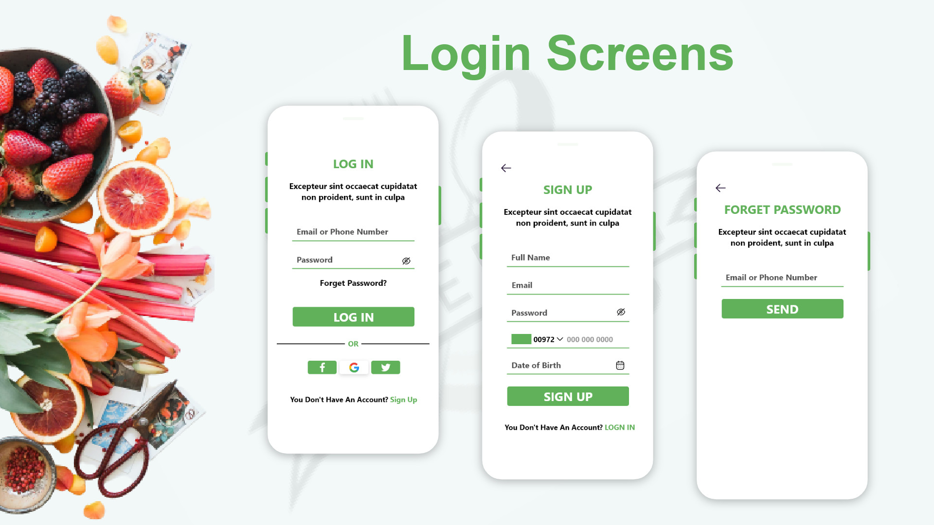 تصميم موك اب لتطبيقك