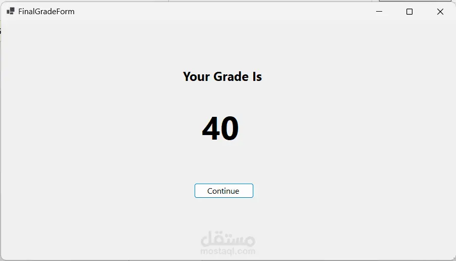 تطوير تطبيق اختبارات وامتحانات ديسكتوب (Quiz App) احترافي بـ C# / .NET