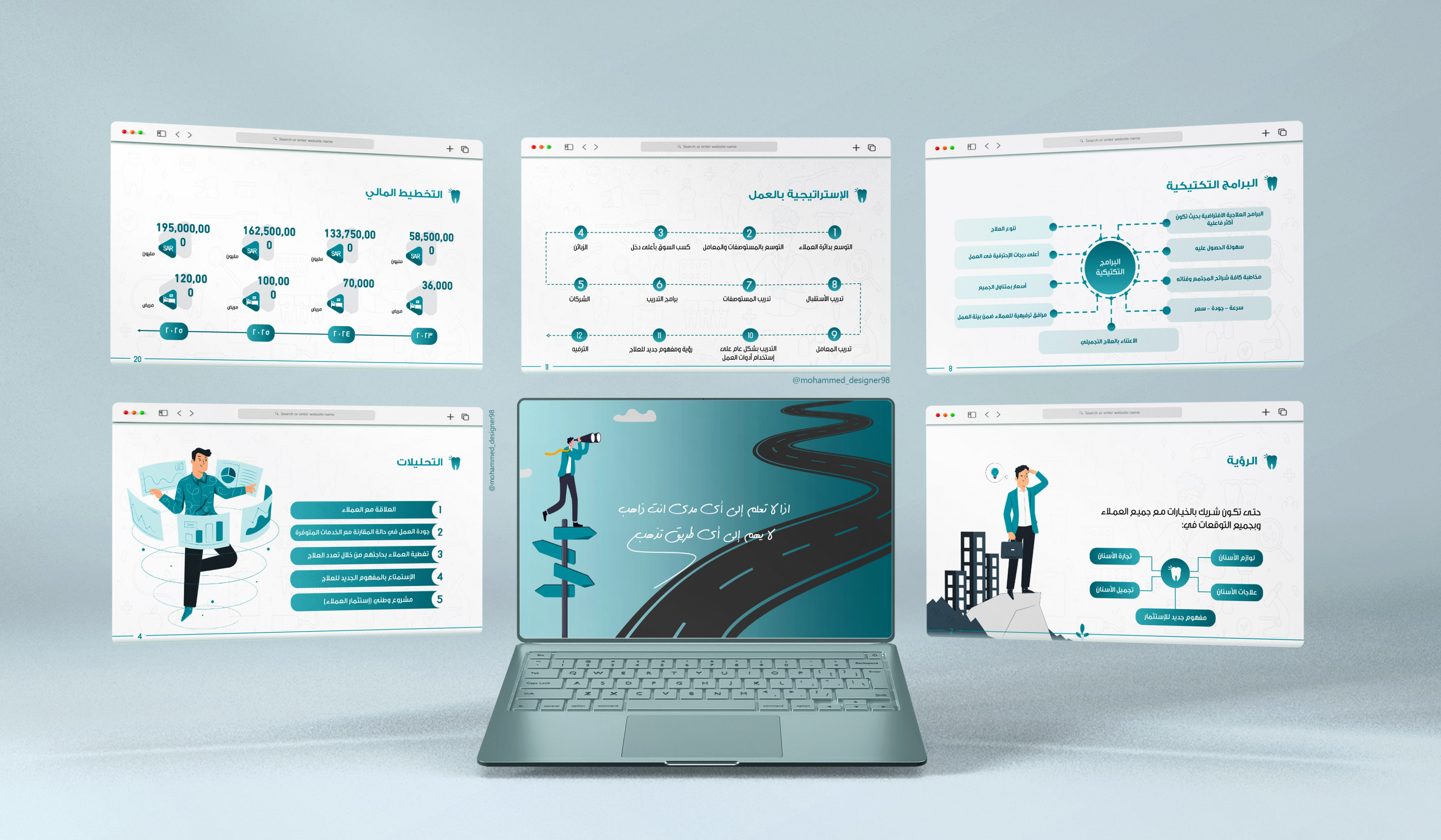 عروض تقديمية مميزة واحترافية على برنامج البوربوينت