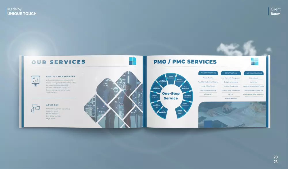 تصميم بروفايل شركة ملف تعريفي احترافي