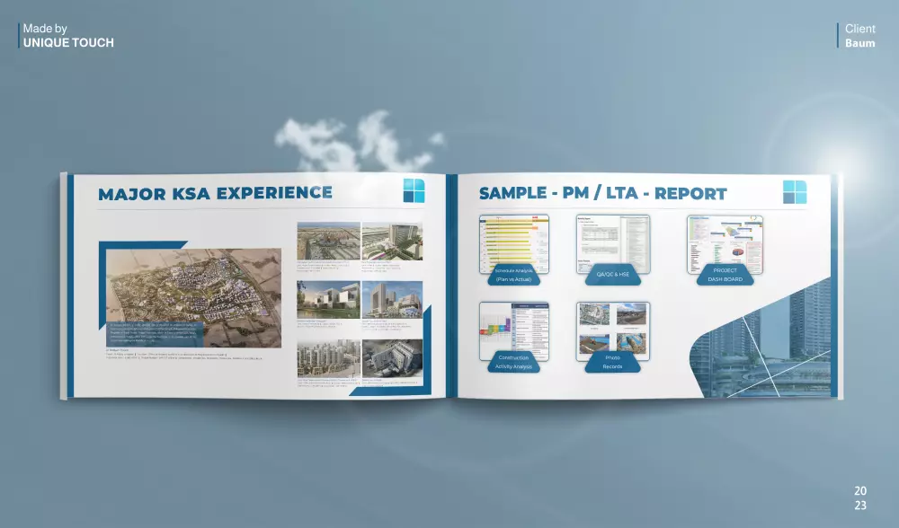 تصميم بروفايل شركة ملف تعريفي احترافي