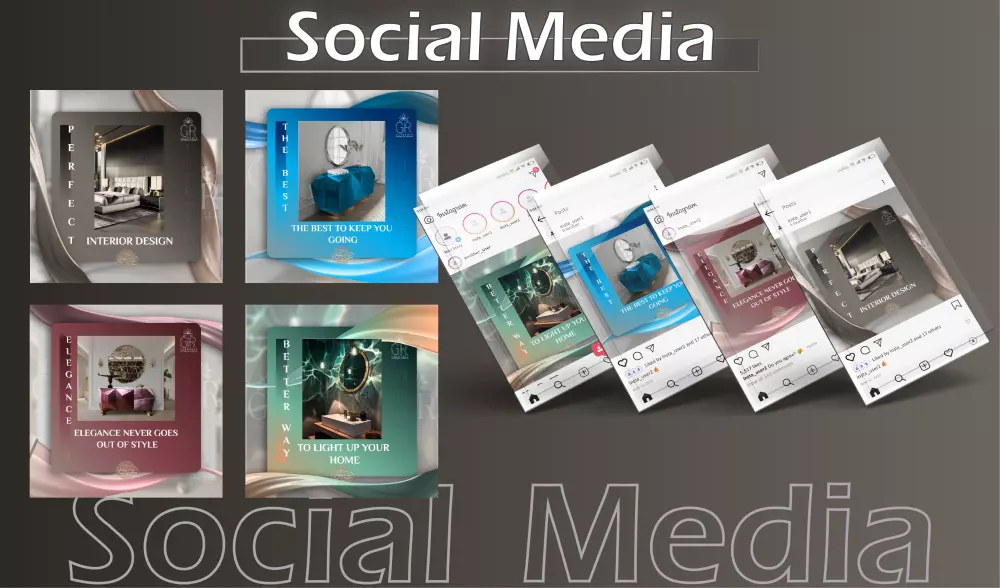 تصميم منشورات إبداعية للسوشيال ميديا