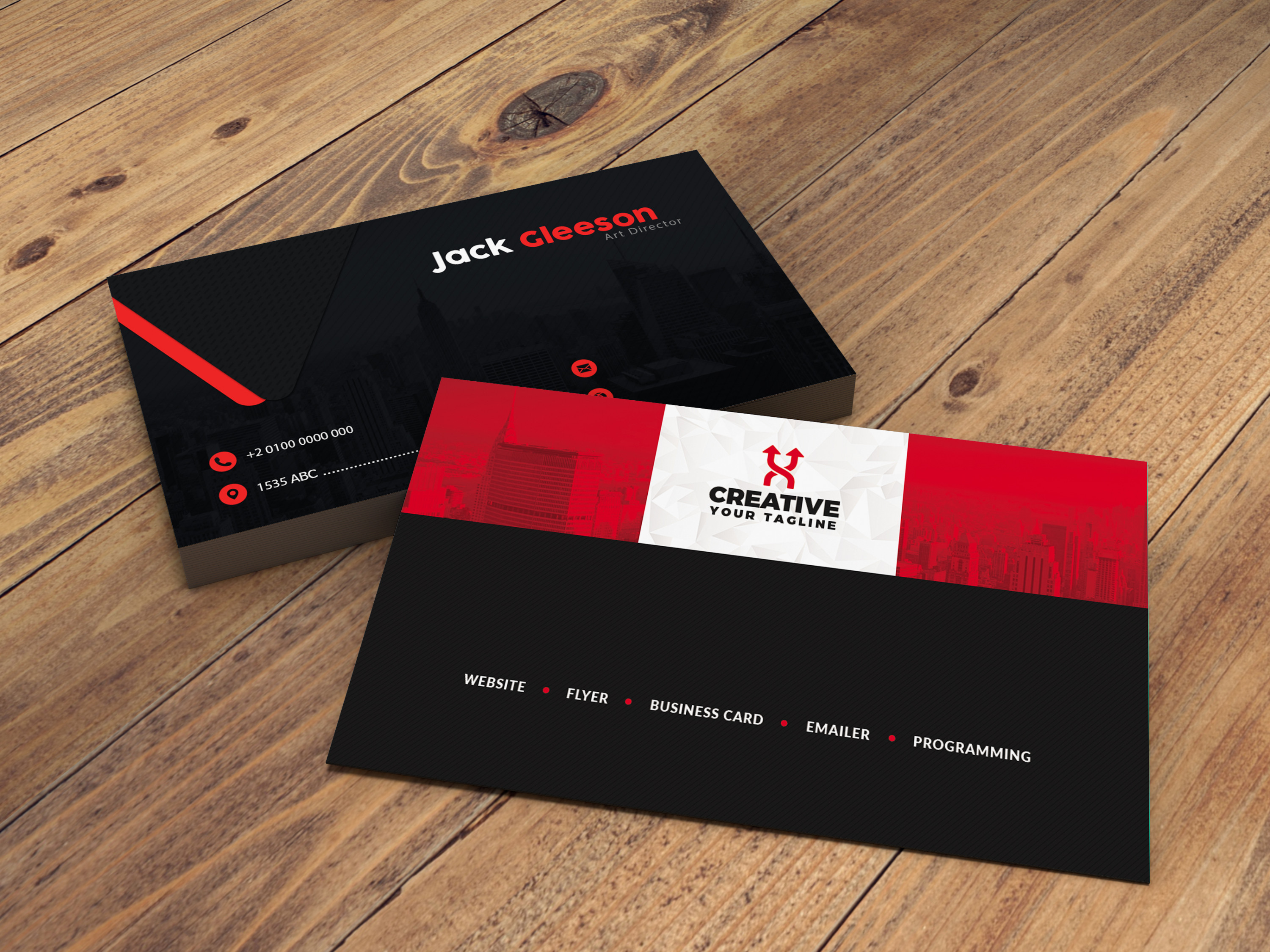 تصميم كروت شخصية بتصميمات مميزة