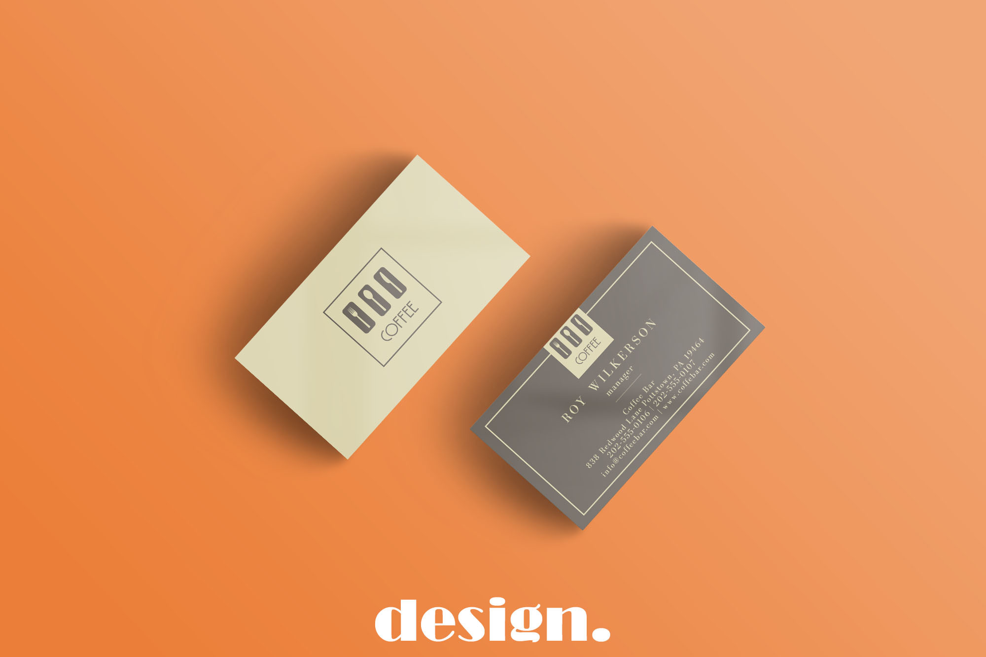 تصميم كروت شخصية بتصميمات مميزة