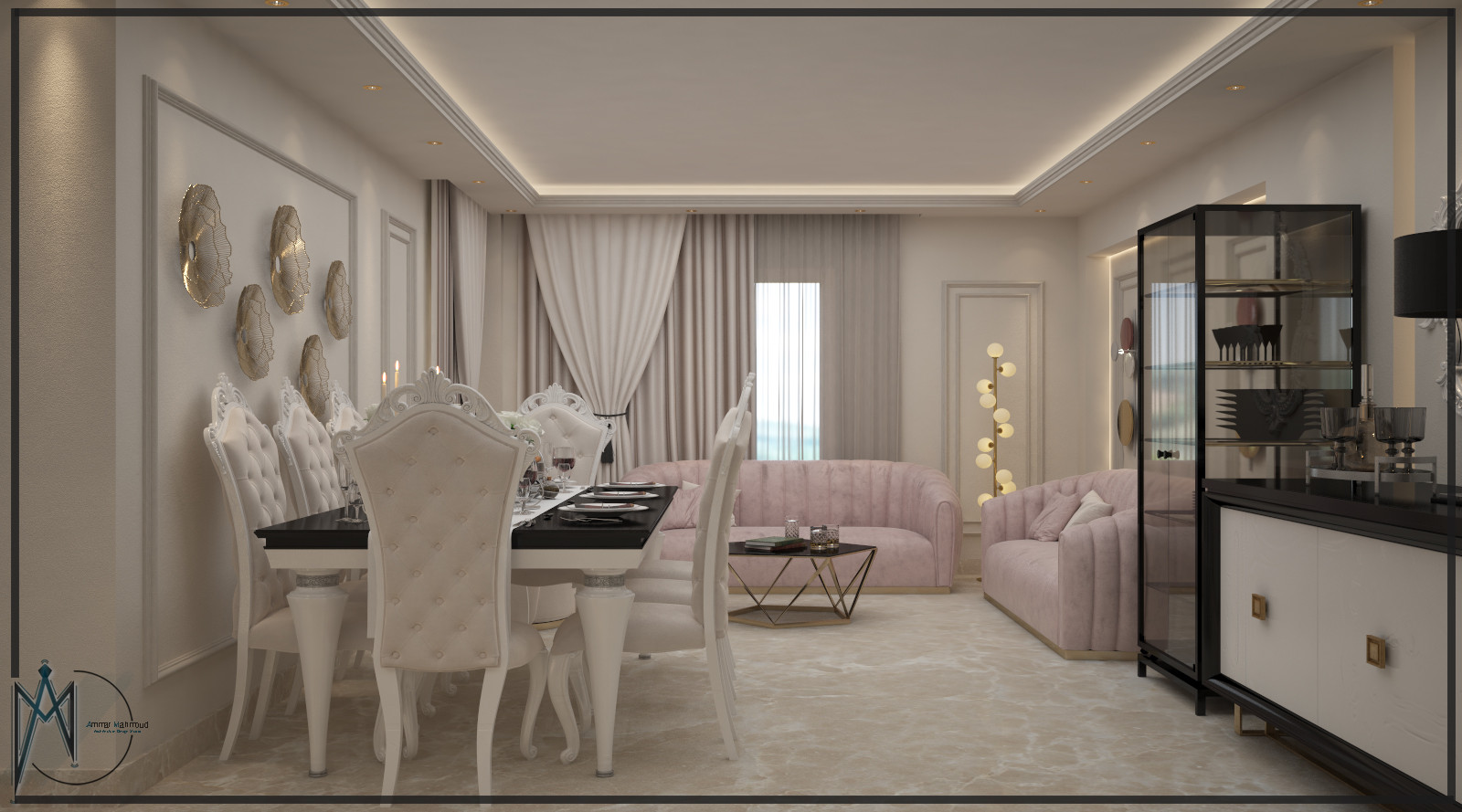 تصميم 3D للمحلات و المنازل داخلي و خارجي