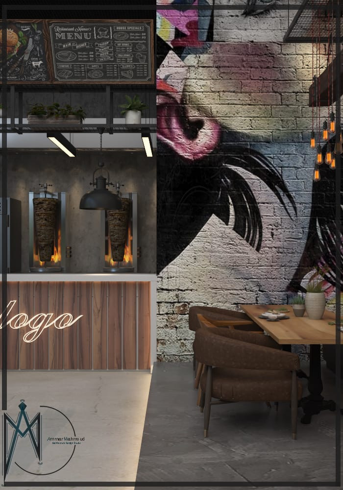 تصميم 3D للمحلات و المنازل داخلي و خارجي