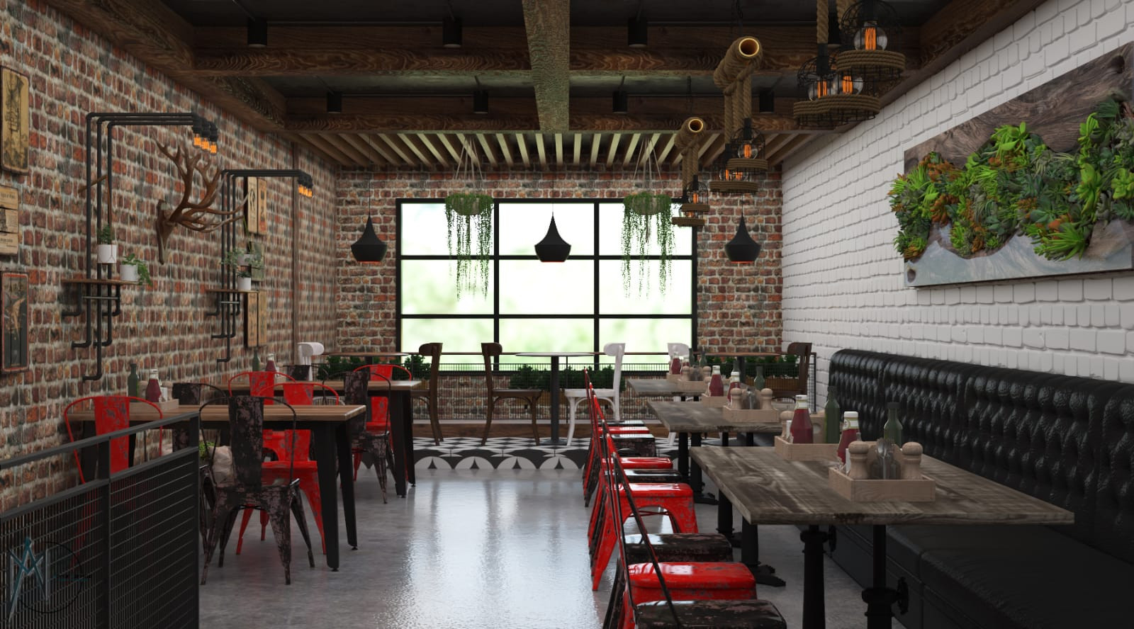 تصميم 3D للمحلات و المنازل داخلي و خارجي