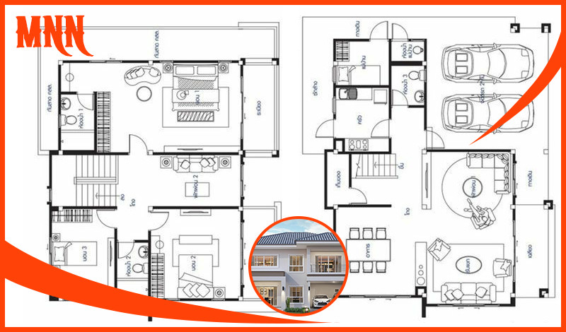تصميم منزل وفق أسس أكاديمية هندسية مع لمسة فنية راقية
