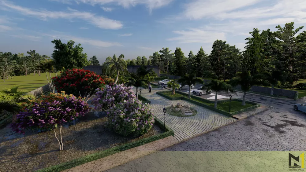 تخطيط عمراني (لاندسكيب - حدائق - مجمعات عمرانية متنوعة) 2D,3D