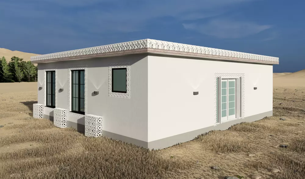 تصميم فراغات معمارية متنقلة ... مسجد/كوخ/حمامات/سكن/كرفان