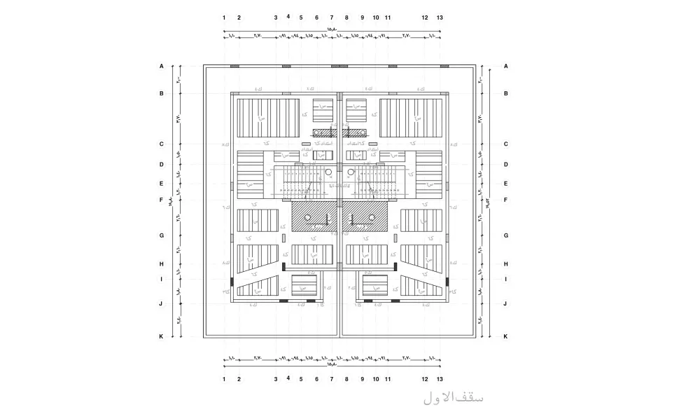 رسم المخططات الهندسة المعمارية والانشائية Autocad