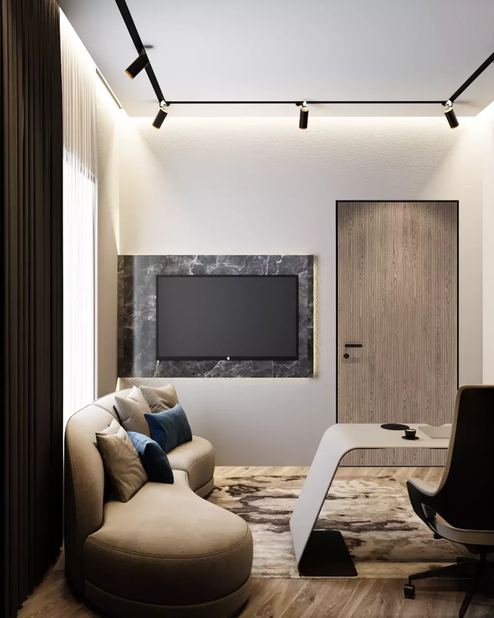 تصميم داخلي و ديكور بواقعية