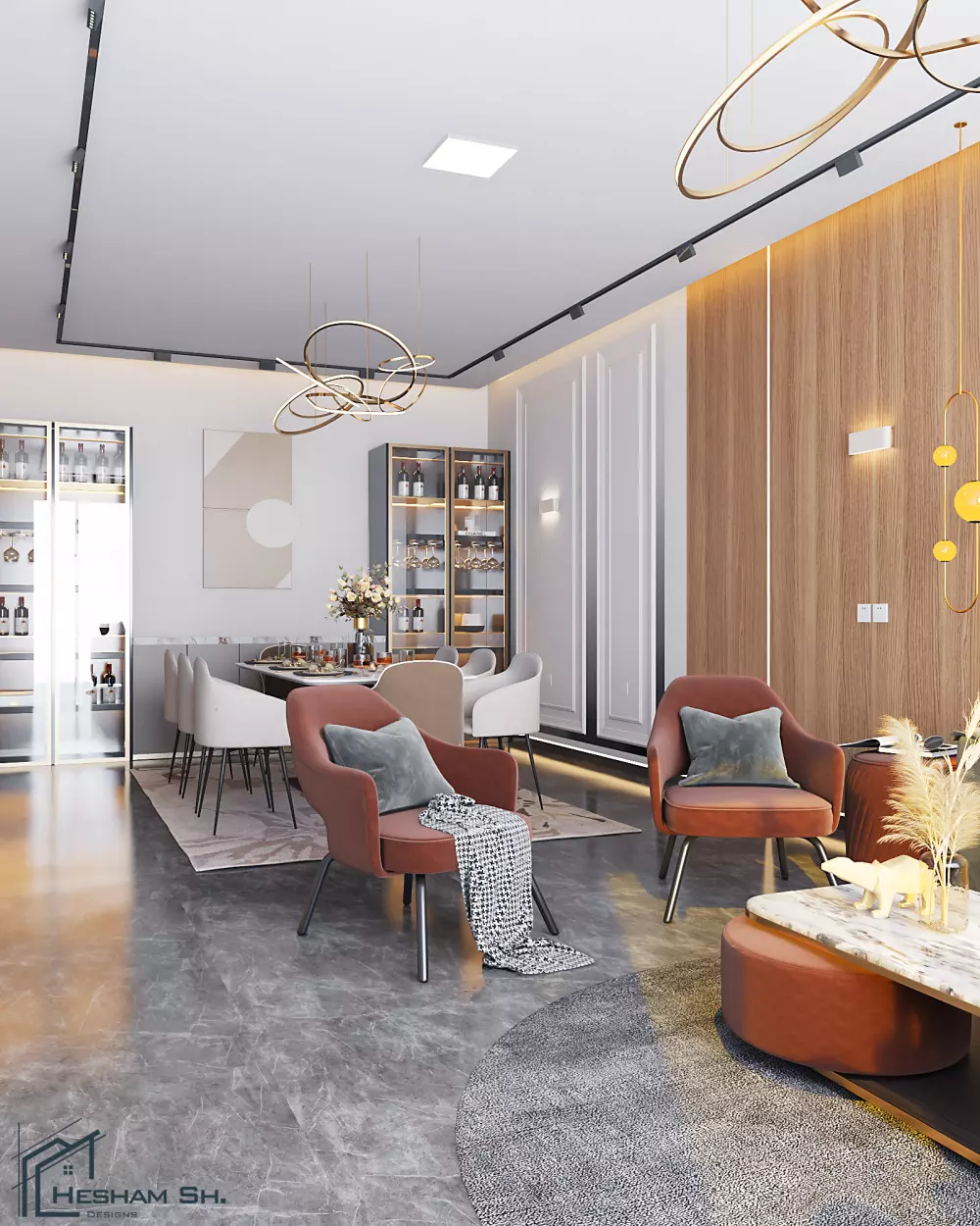 تصميم داخلي و ديكور بواقعية