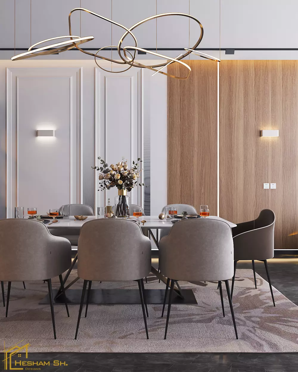 تصميم داخلي و ديكور بواقعية